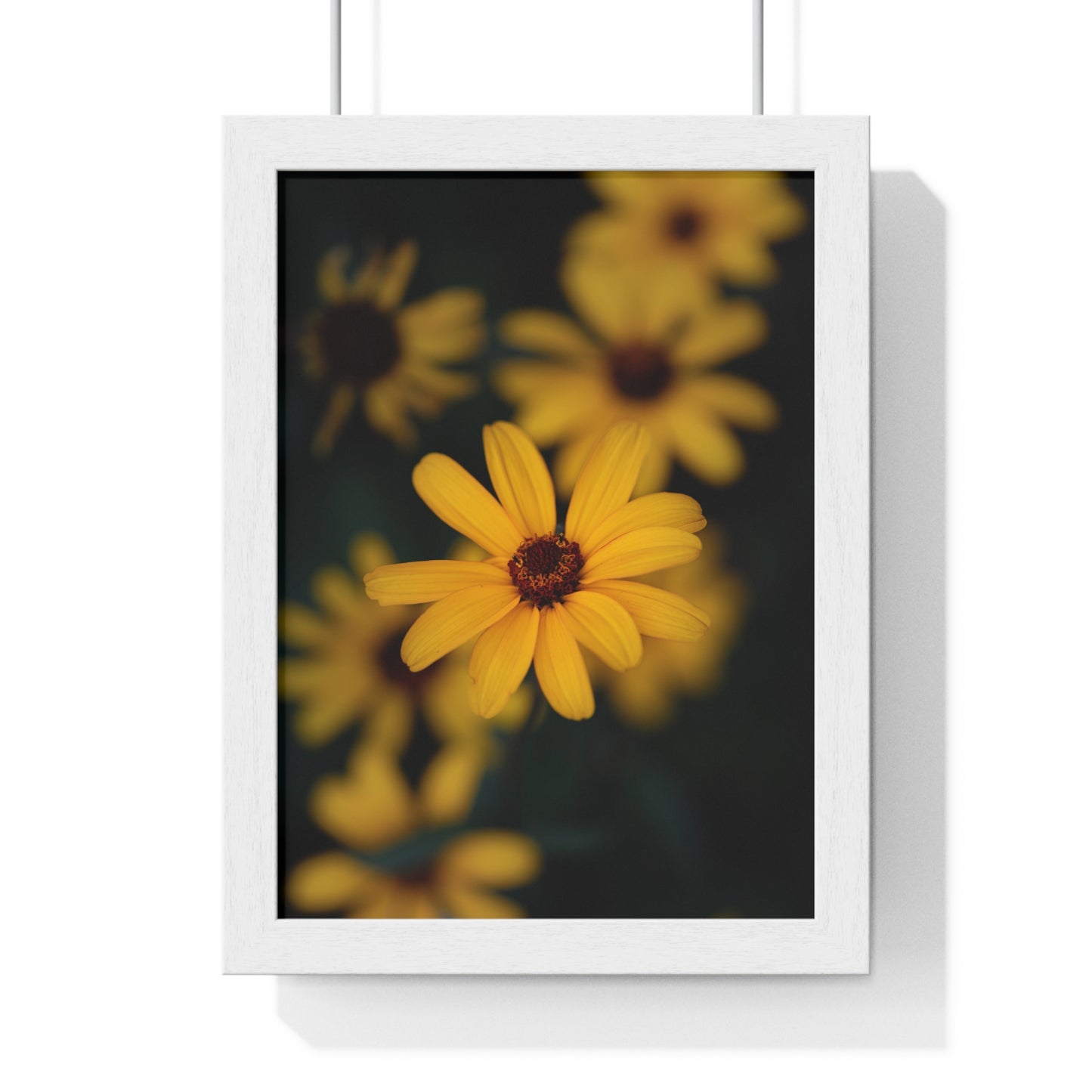 Vertical Framed Poster, Where light meets stillness